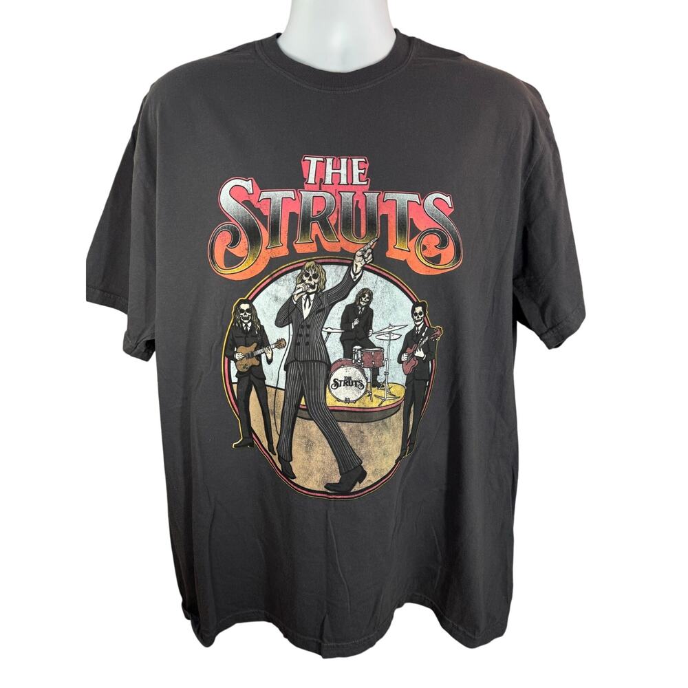 The Struts Gray Band T-Shirt Size XL Rock Concert Tee
